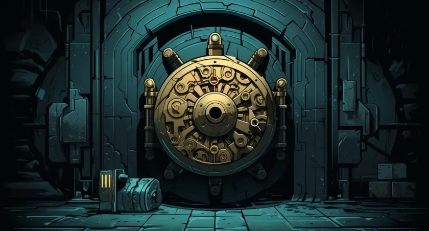 Secure Crypto Wallet And Hacker Concept