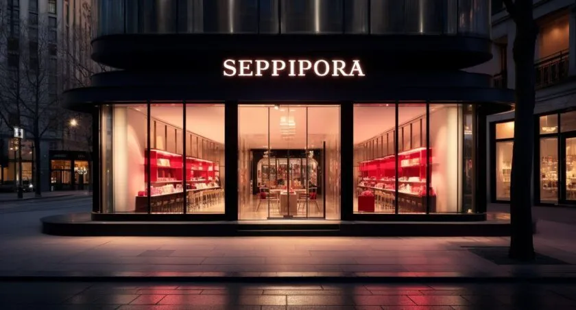 Sephora Storefront At Dusk