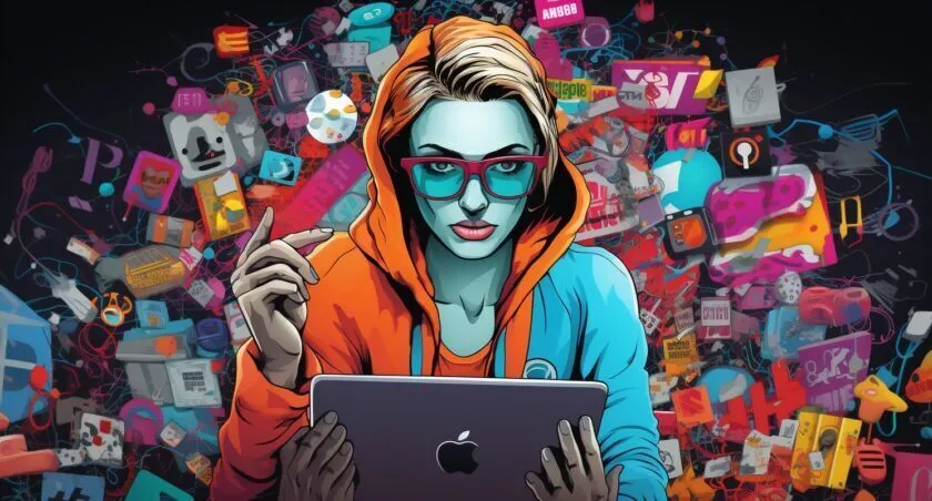 Social Media Marketing Collage