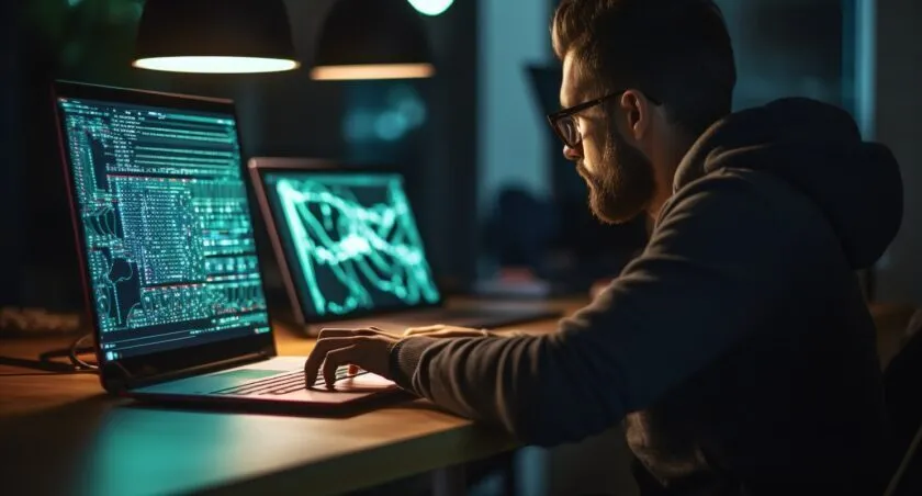 Software Developer At Work