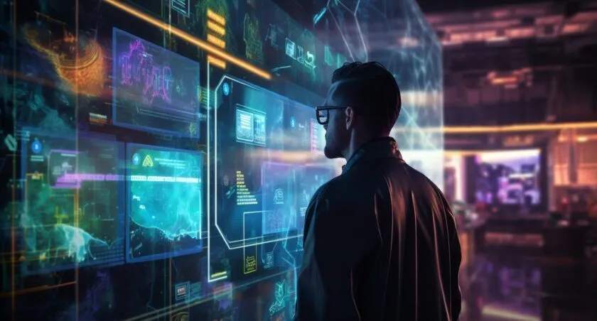 Trading Bitcoin On A Futuristic Interface