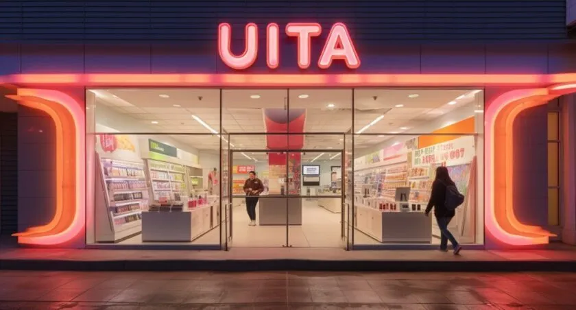 Ulta Storefront With Confused Shopper