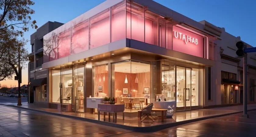 Ulta Storefront At Dusk