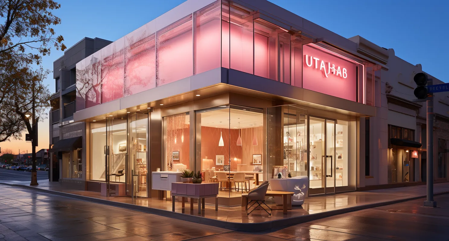 Ulta Storefront At Dusk