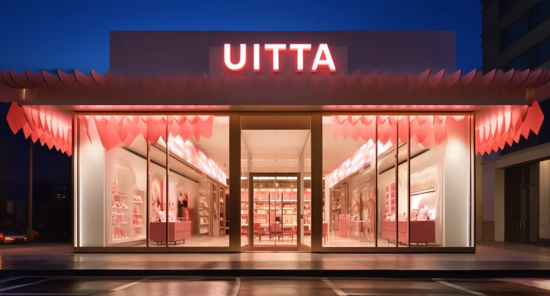 Ulta Storefront At Night