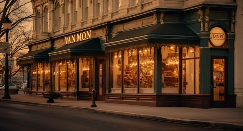 Von Maur's Historical Storefront
