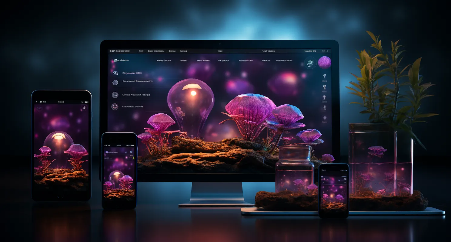 Website Homepage With Changing