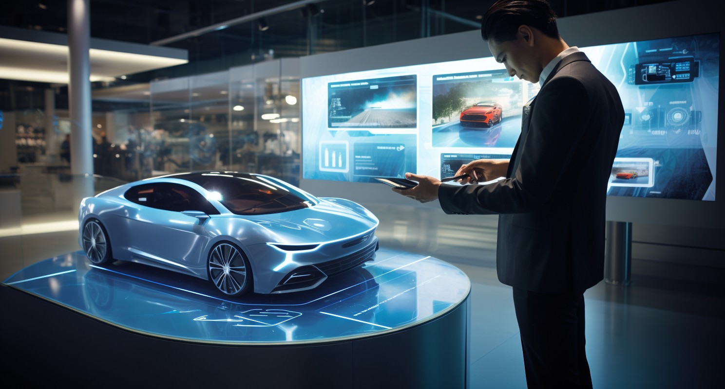 Concept Of Digital Transformation In The Automotive Sales Industry