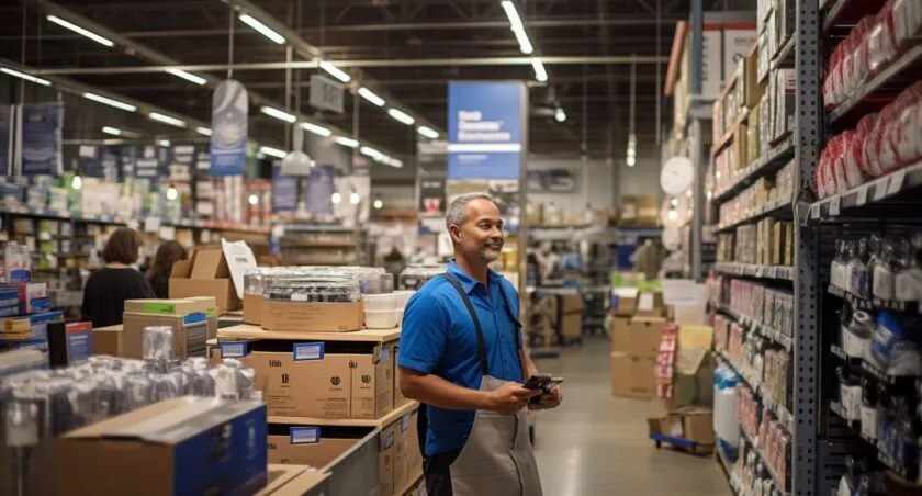 Contactless Shopping Experience At Lowes