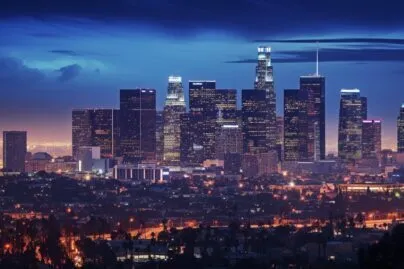 Vibrant Cityscape Of Los Angeles