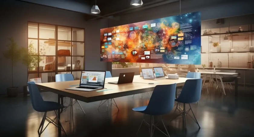 A Development Team Collaborating On A Project