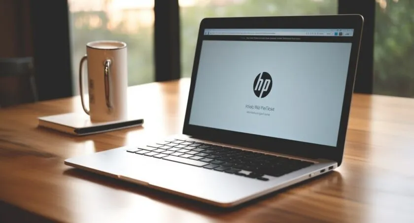 A Wordpress Logo On A Laptop Screen, Privacy Lock Icon