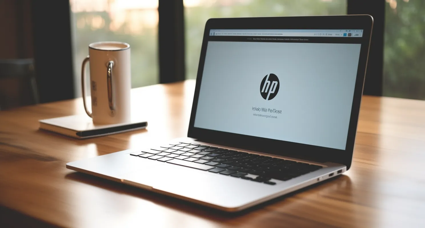 A Wordpress Logo On A Laptop Screen, Privacy Lock Icon