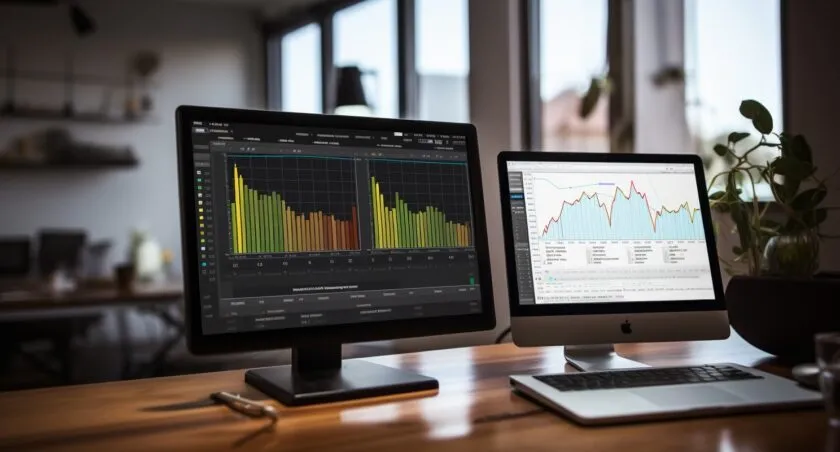 AB Testing And Analytics Data On Computer Screen