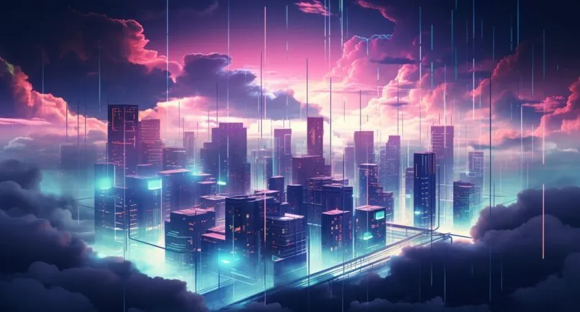 Abstract Future Of Cloud Security