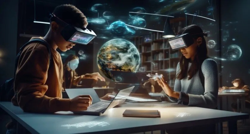 An Innovative Classroom Merging Virtual And Physical.