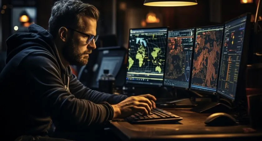 Bitcoin Mining Pool Members Collaborating On Macs