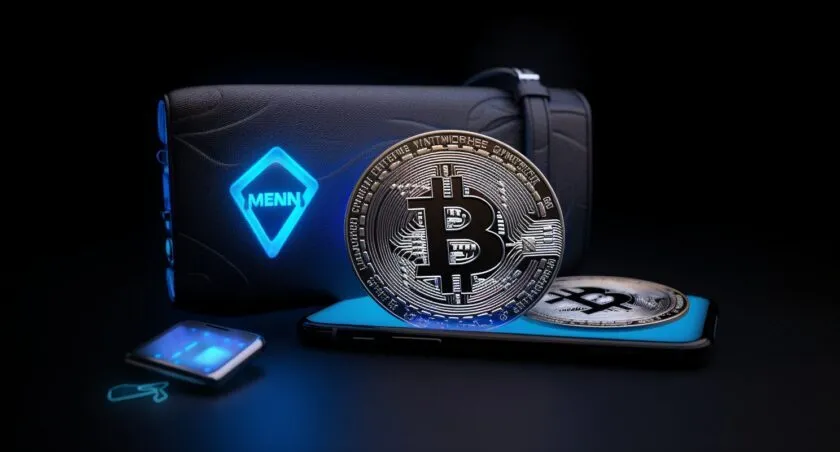Bitcoin Wallet And A Venmo Logo