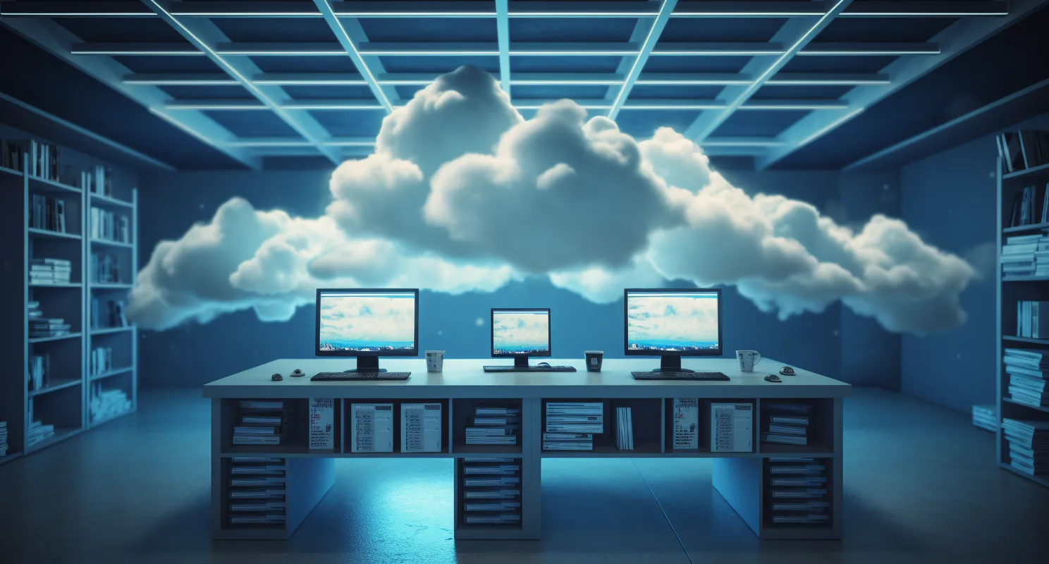 Cloud Computing Server Room