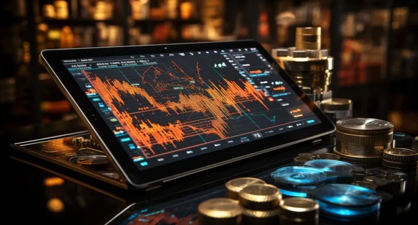 Cryptocurrency Options Trading Concept