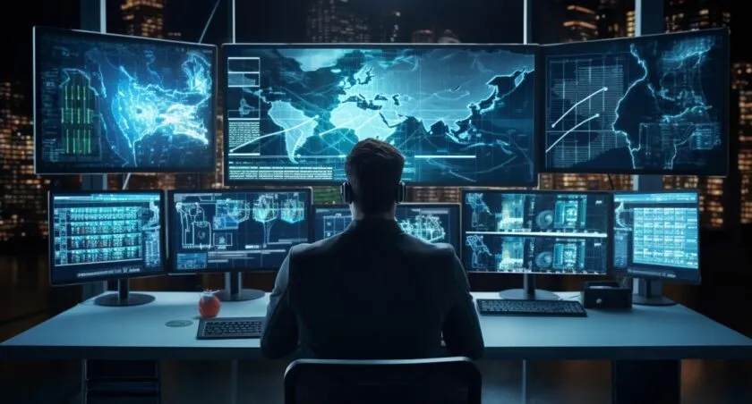 Digital Marketing Specialist Analyzing Data