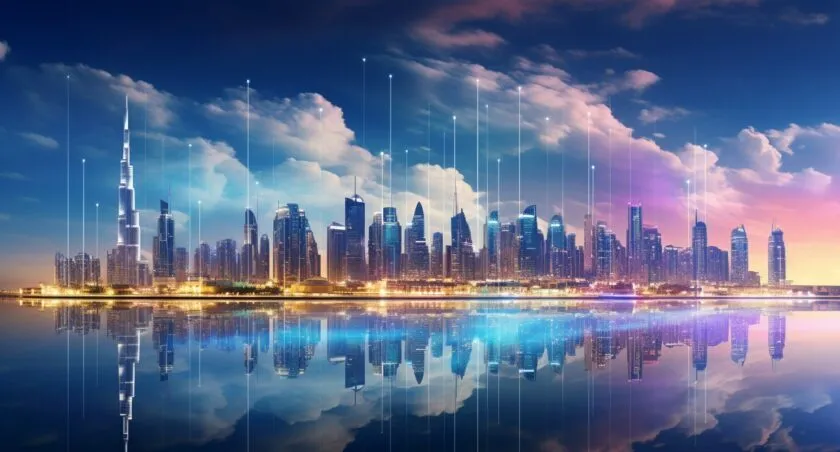 Dubai's Skyline During The Day