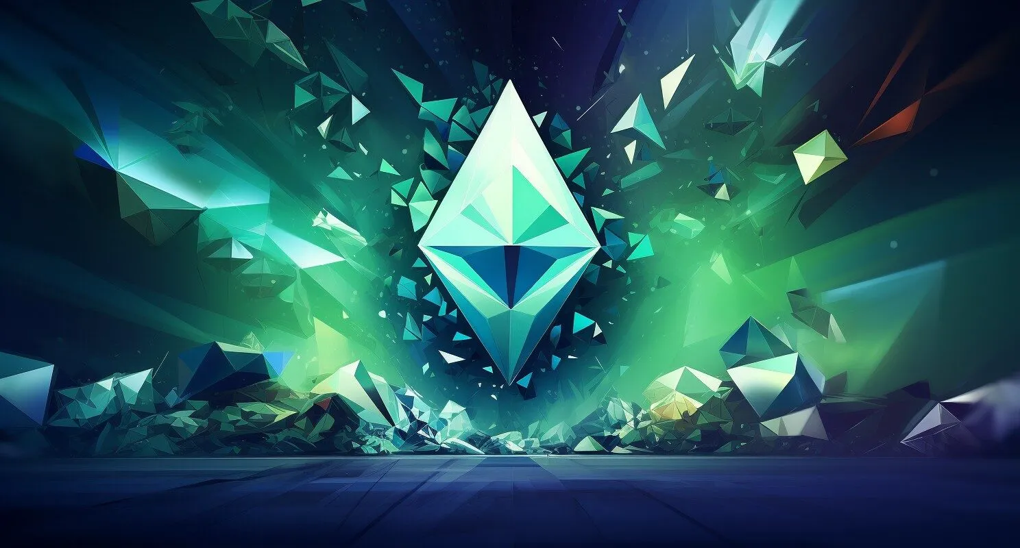 Ethereum Logo With Coinbase Integration