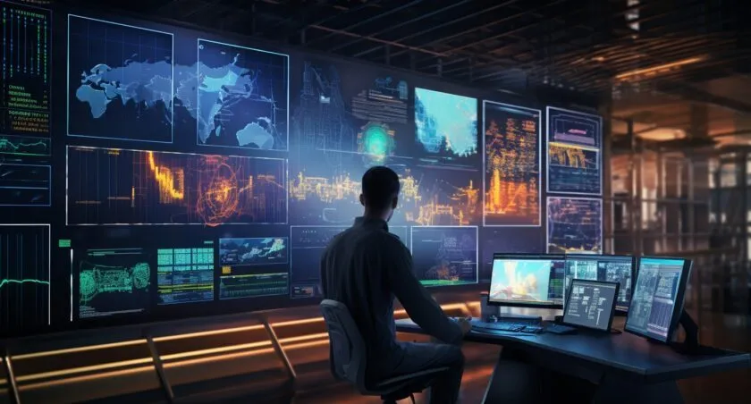 Futuristic AI Predictive Trading App
