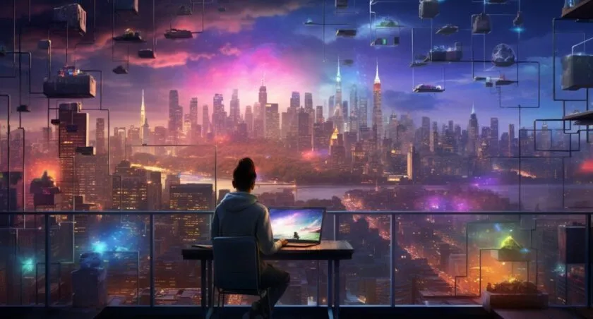Futuristic Technology Integration In New York City
