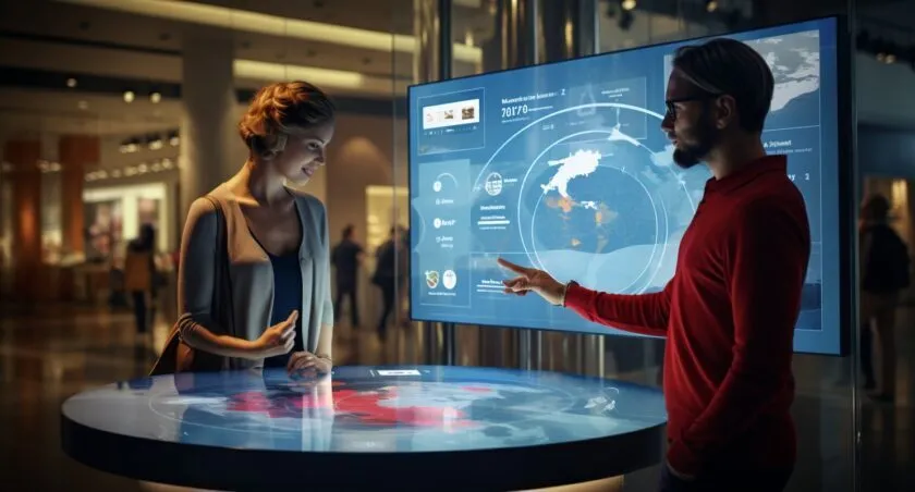 Interactive Digital Signage With Viewer Engagement