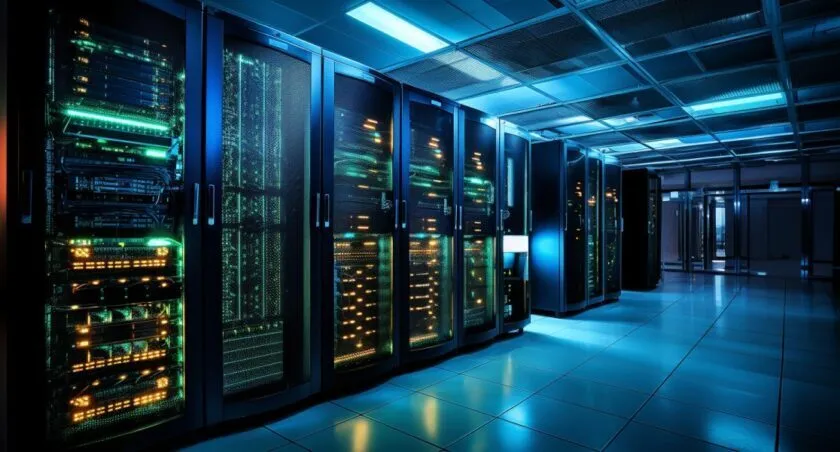 Linux Shared Hosting Server Room
