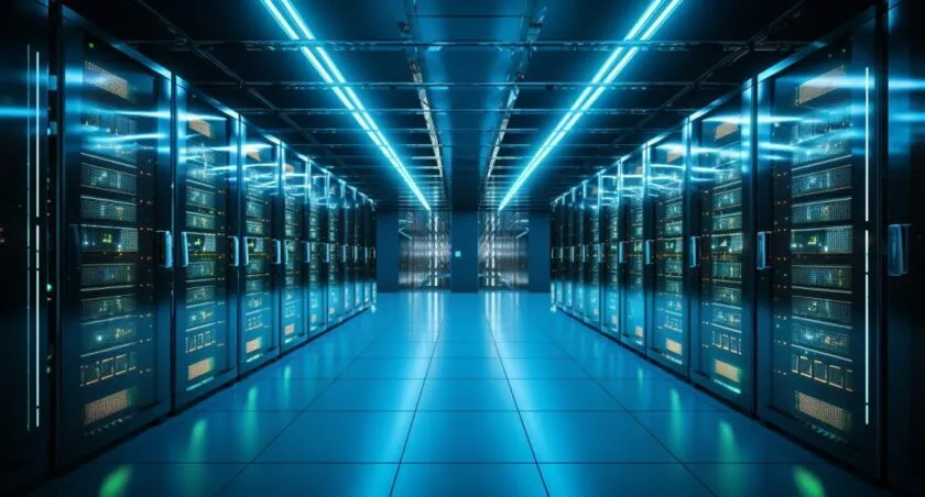 Linux VPS Server Room