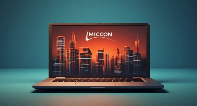 Micron Technology Logo And Headquarters Building
