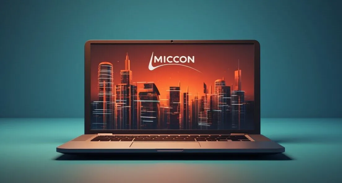 Micron Technology Logo And Headquarters Building