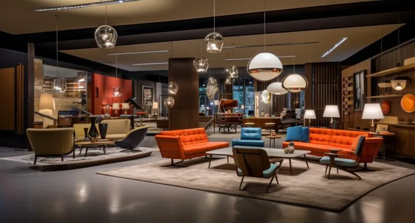 Mid Century Modern Furniture Showroom