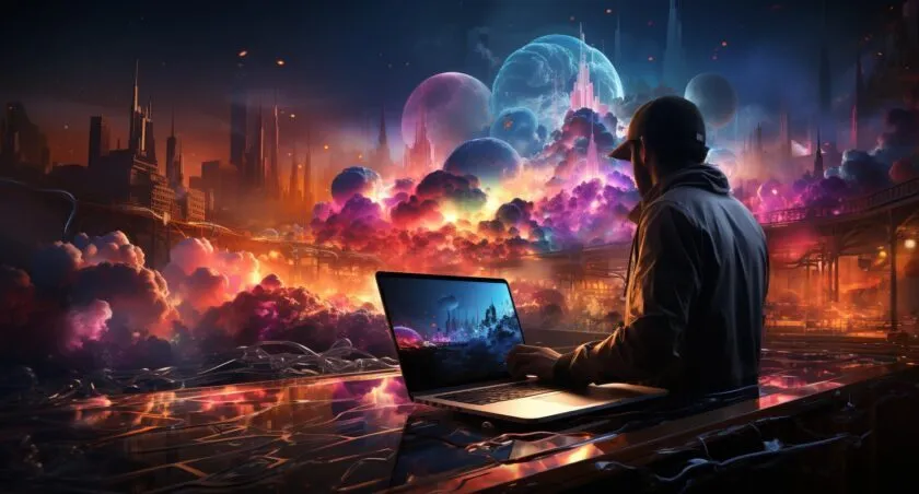 Mobile Technology Revolution Illustration