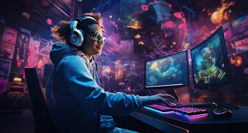 Online Gaming Business Opportunities Infographic
