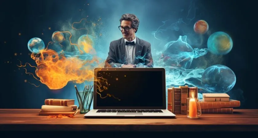 Online Teacher Guiding A Virtual Science Experiment.