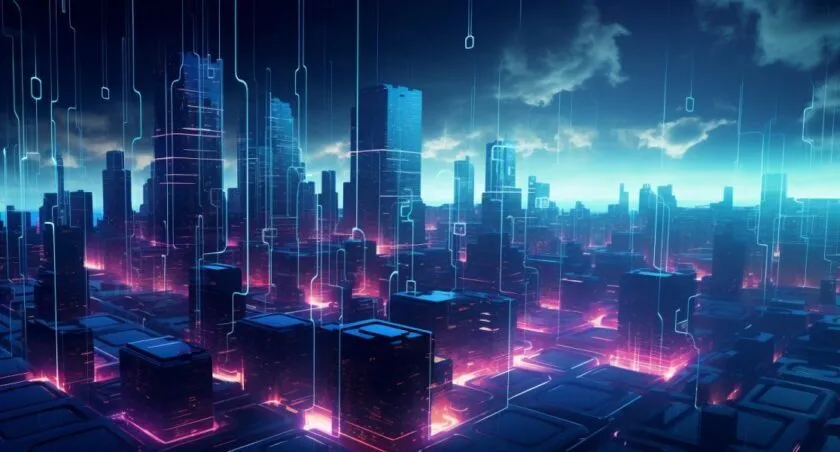 Quantum Cloud Data Flow Visualization