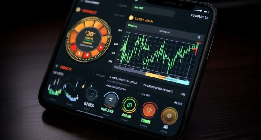 Secure Crypto Trading App Interface