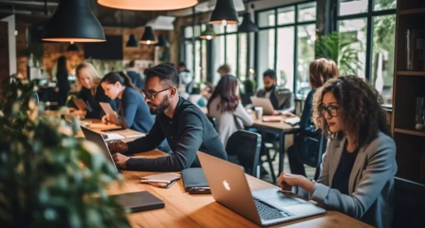 Small Business Owners At Work