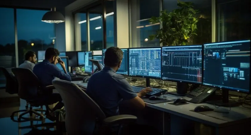 Software Developers At Work In India