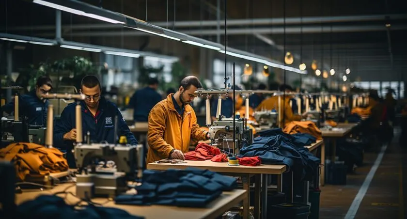 Turkish Clothing Manufacturing Workshop, Ultra Detailed