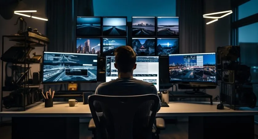 Web Designer Customizing A Website Using HTML And CSS
