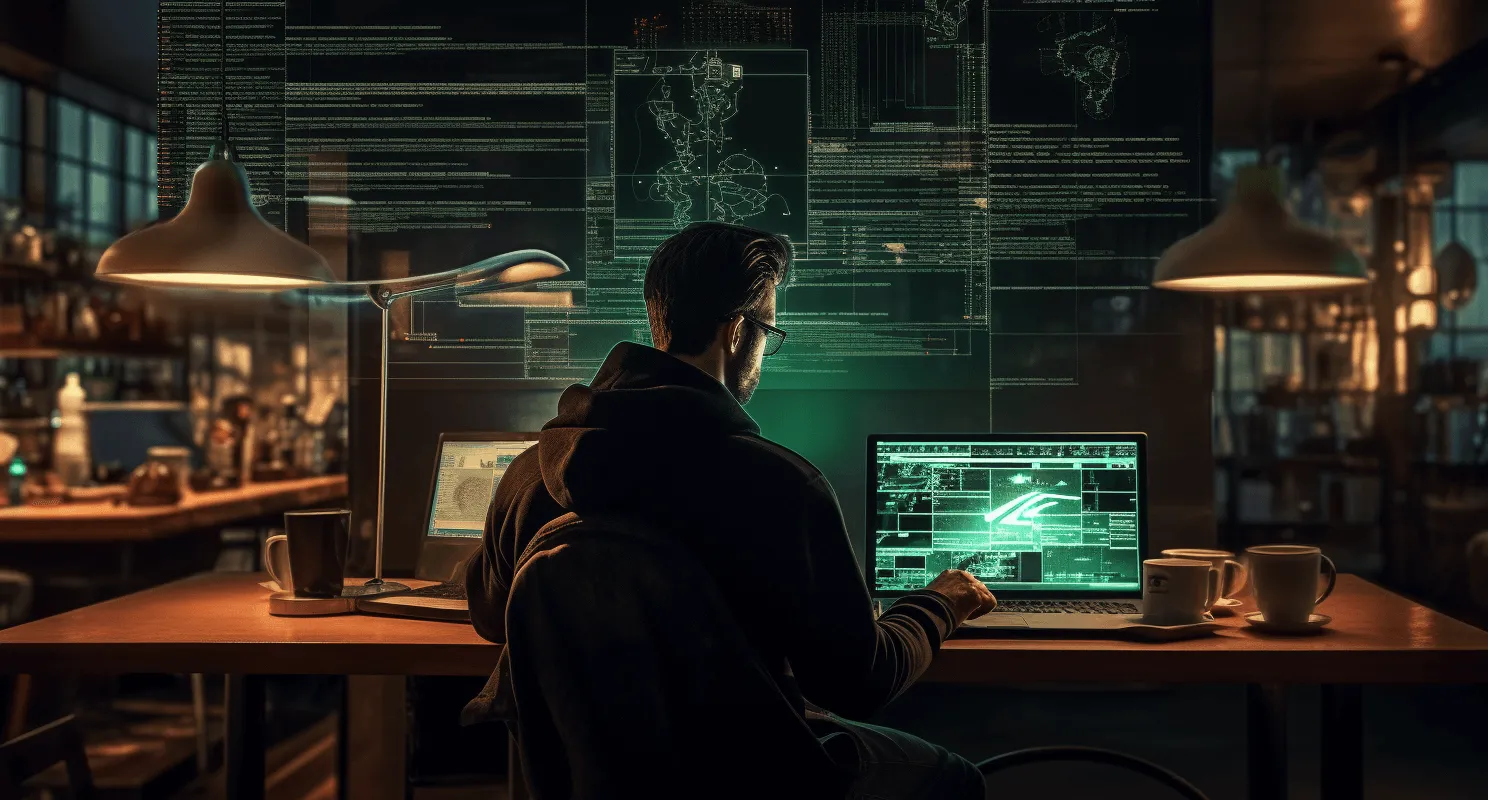 Web Developer At Work