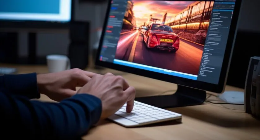 Cropping A Photograph On A Computer Screen