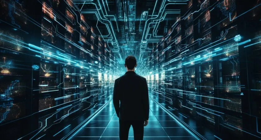 High Tech Server Room