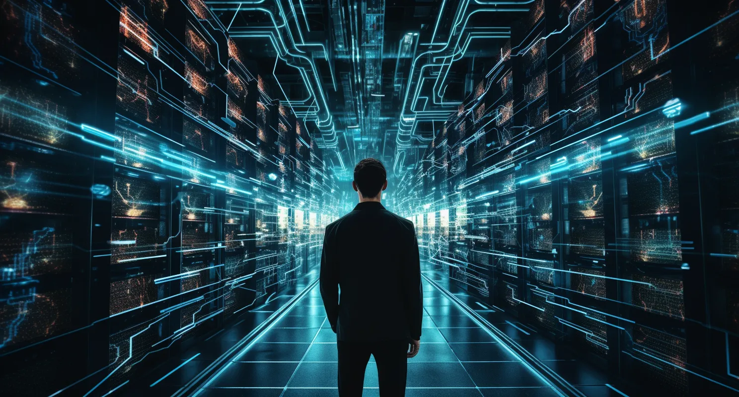 High Tech Server Room