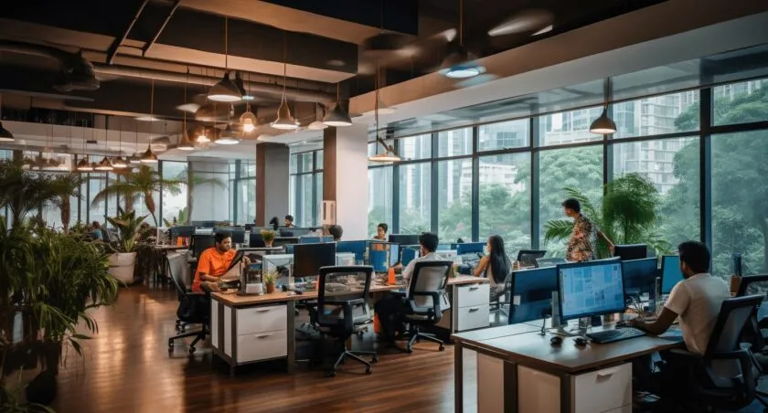 Modern Tech Startup Office In Mumbai