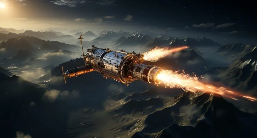 Satellite Orbiting Earth